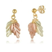 Landstroms GLER447 Black Hills Gold Traditional Ball Post Earrings - 0.39 x 0.6 in.