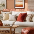 thumbnail image 2 of Topfinel Yellow Orange Euro Pillow Sham Covers,Velvet Throw Pillow Covers for Couch Sofa Living Room,Soft French Country Bed Pillows Decorative,Set of 4,16x16 Inch, 2 of 7