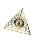 thumbnail image 1 of Reloj de Mesa Silencioso BLESIY Metal Triangular Decorativo, 1 of 8