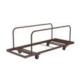 thumbnail image 2 of Correll T288 Table Trucks For Rectangular Tables - Edge Stacking - Brown, 2 of 3