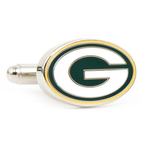 - Green Bay Packers Cufflinks - Green - No Size