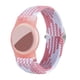 thumbnail image 2 of Funda Protectora TPU Antirrayas con Pulsera Nailon Btafrte para Apple Airtag Rosa Blanco, 2 of 8