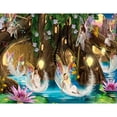 thumbnail image 1 of Pintura Diamante Hugtrwg 5D DIY Redondo Mundo Princesa E444 20X30cm, 1 of 1