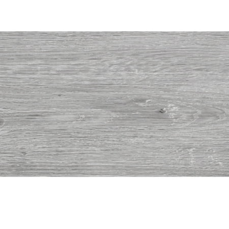 The Tile Life Muir Gray Wood Look Vinyl Plank Tile - 7 x 48 in. - Matte - 10-Piece - Floor, Wall - Large Format