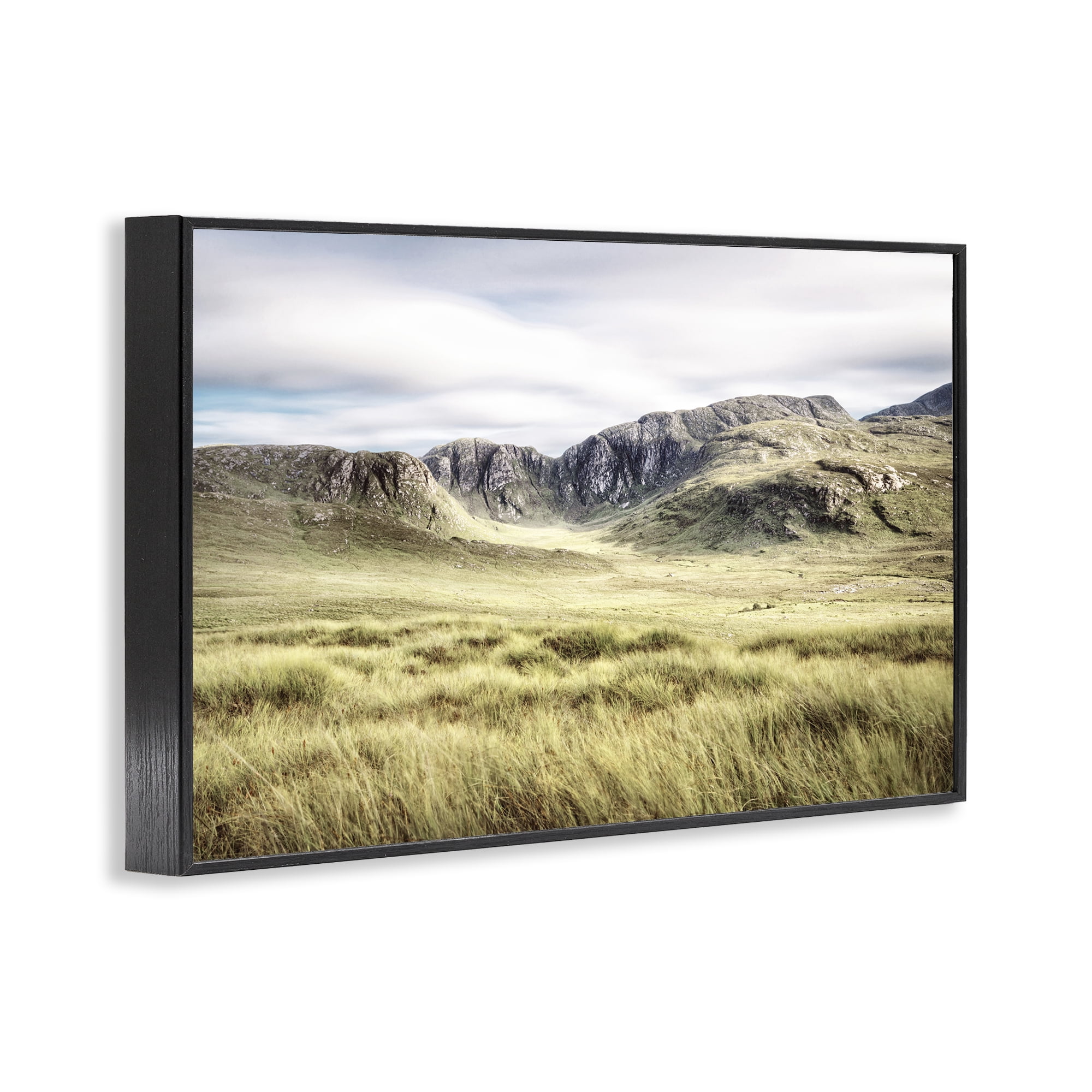 Stupell Industries Irish Countryside Hills Black Framed Giclee Art, design by Andy Amos