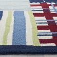 thumbnail image 5 of SAFAVIEH Kids Plaid Geometric Striped Cotton Area Rug, Blue/Multi, 2' x 3', 5 of 8