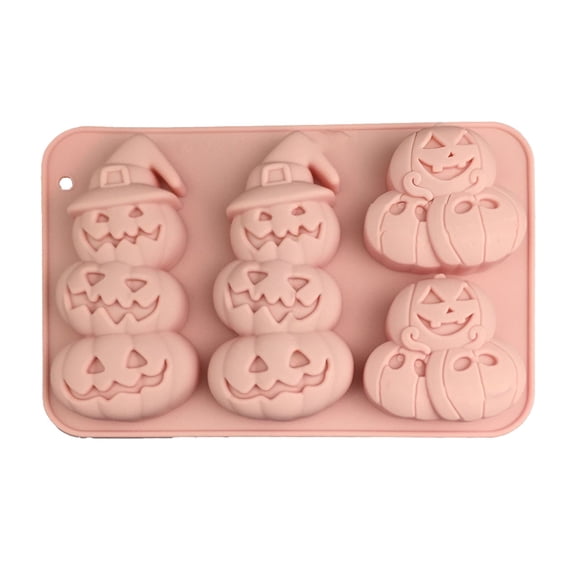 1Pc Clearance Under $3 Halloween Silicone Mold Silicone Mold Plastic For Kitchen Preparing Halloween Dessert Molds Mold H (D)