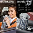 thumbnail image 5 of 30oz Handheld Travel Tumbler with Handle – Double Wall Stainless Steel Insulated Cup, Flip Straw Lid, Leak-Proof & BPA-Free for Hot and Cold Drinks – Durable Coffee & Juice Mug Pink, 5 of 7