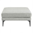 thumbnail image 3 of Modway Evermore Metal and Upholstered Fabric Ottoman in Light Gray, 3 of 7