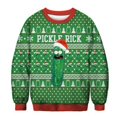 thumbnail image 4 of sweatshirt Col Rond Impression 3D Décontracté Automne et Hiver Mode Vente Noël Ample Automne et Hiver-2, 4 of 5
