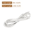 thumbnail image 2 of Uxcell 5M/16.4Ft Silicone Window Screen Spline Sealing Strip, 4mm OD White, 2 of 6