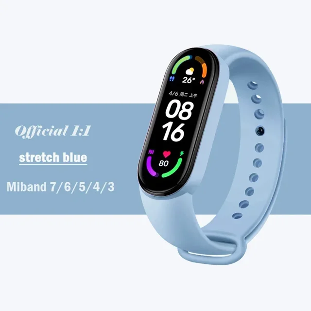 Correa de reloj para Xiaomi Mi Band 7 6 NFC pulsera de silicona reloj deportivo Miband 4 cinturón pulsera correa mi band 3 4 5 7 correa