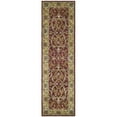 thumbnail image 3 of SAFAVIEH Heritage Oslo Traditional Wool Area Rug, Red/Gold, 6' x 6' Round, 3 of 9