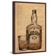 thumbnail image 3 of MARMONT HILL 'Whiskey on the Rocks' Framed Painting Print 20 x 30, 3 of 5