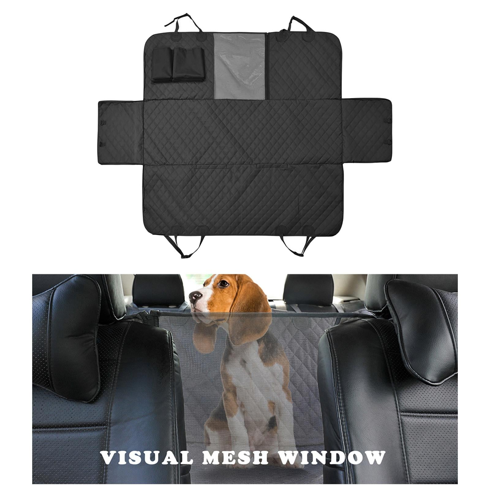 Water Dog Seat Cover Nonslip Pet Seat Cover Zipper Pockets Dog Covers