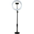 thumbnail image 3 of Gator Cases 10" LED Desktop Ring Light with Stand & Phone Holder, 2-Pack, 3 of 10