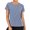 Blue, variant on YouLoveIt Women's Workout Top Athletic Shirts Sport Activewear Tee Quick Dry Slim Fit Sports Yoga T-Shirts Performance T-Shirt Crewneck Tees T Shirts