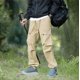 thumbnail image 1 of Pantalones largos para hombre, para exteriores, impermeables, a la moda, lisos, informales, con cintura elástica y bolsillos, pantalones cargo para hombre., 1 of 3