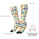 thumbnail image 4 of Fotbe Peanuts 8 Calcetas Divertidas Estampadas para Hombre y Mujer, Calcetas de Algodón hasta la Rodilla para Caminar, Correr, Enfermería y Embarazo, 4 of 6