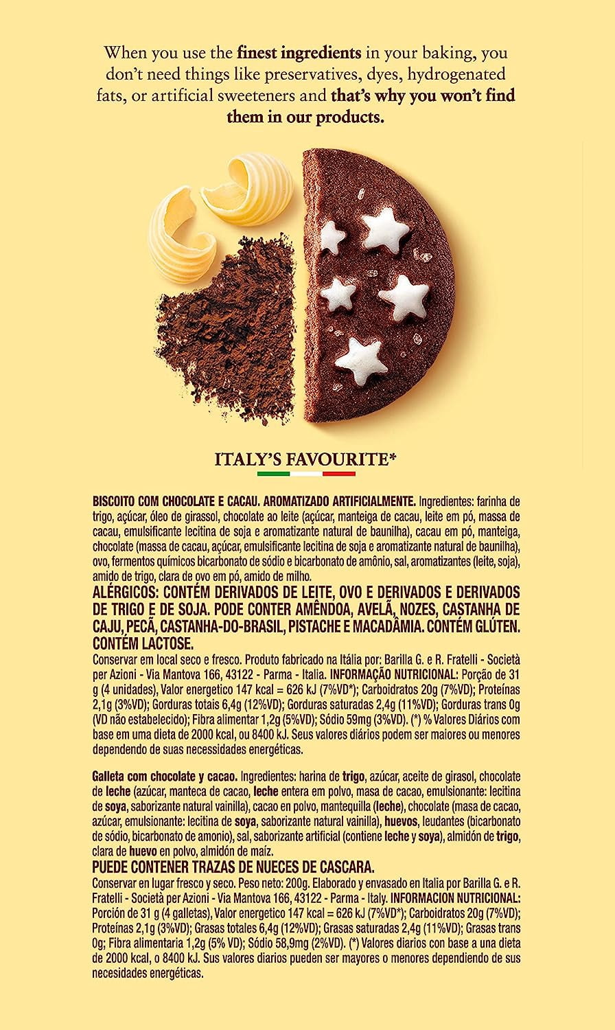 Mulino Bianco: Cookies Pan Di Stelle, 7.05 Oz