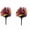 Style-G, variant on 2PCS Halloween Artificial Flower Ball Ground Stakes Multi-Color Mixed Faux Floral Plant Yard Stakes Spooky Outdoor Lawn Garden Pathway Decor