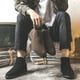thumbnail image 5 of Botas Chelsea para hombre, botas Martin de caña media, de cuero genuino, con tacón alto y sin cordones, botines para hombre S18-J, 5 of 6