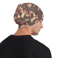 thumbnail image 5 of Xecao Cut Pug Print Beanie Knitted Hat for Men Women, Winter Fashion Knit Cuffed Caps Unisex, 5 of 7