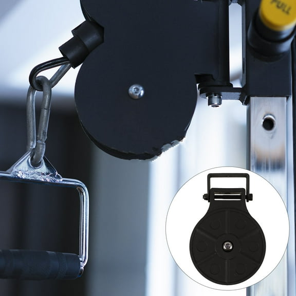 Worgeous  for Gym Cable Machine Strength Training Pulley Travel Elder Black