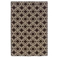 thumbnail image 1 of Riverbay Furniture 5' x 8' Hand Woven Double Quatrefoil Wool Rug, 1 of 5