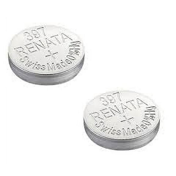 Renata 397 Button Cell watch battery, 2 Batteries