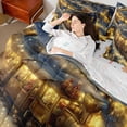 thumbnail image 4 of Castle Fairy Cartoon Train Twin Bedding Sets,Railway Car Bedding Comforter Set, 4 of 8