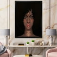 thumbnail image 3 of Designart 'Portrait of Afro American Woman II' Modern Framed Art Print, 3 of 4