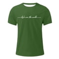 thumbnail image 4 of Casual Short Sleeve T Shirt With Minimalist Letter Print Comfortable Blend Tee for Everyday Wear 6xl T Shirts for Men Big and Tall T Shirts of T Shirts, 4 of 4