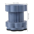 thumbnail image 2 of FUTUREORYY 4Pcs Blue Plastic Washer Machine Anti Vibration Pads with Elephant Foot Shape 3.1x2.8x2.8in, 2 of 5
