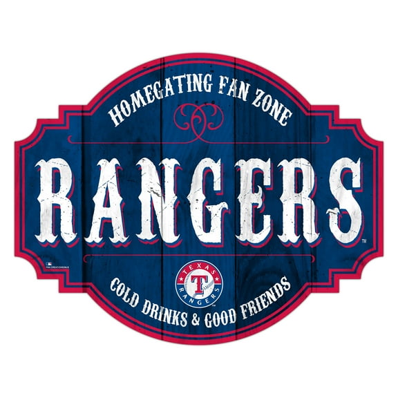 Texas Rangers 24'' Homegating Tavern Sign