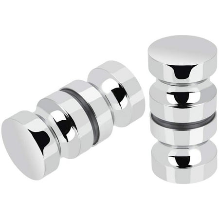 

2 Pairs Stainless Steel Sliding Shower Door Handles Glass Shower Door Handles for Bathroom Kitchen