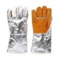 thumbnail image 3 of Almencla Heat Resistant Gloves Multipurpose Practical Portable Heat Protective Gloves Orange, 3 of 8