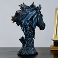 thumbnail image 3 of 1pc Horse Head Ornament Home Sculpture Statue Ornament,cute,kawayi, Simulated Animal Decorations,Thanksgiving Gifts, Desktop Decorations, Valentine's Day Gifts, Birthday Gifts, Shopping Mall Decoratio, 3 of 4