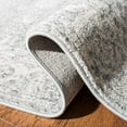 thumbnail image 5 of Safavieh Evoke Collection EVK270Z Shabby Chic Distressed Non-Shedding Dining Room Entryway Foyer Living Room Bedroom Area Rug, 5'1" x 5'1" Round, Silver / Ivory, 5 of 5