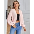 thumbnail image 5 of Long Sleeve Cardigan Sweaters (M, Blue), 5 of 6