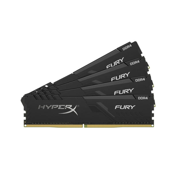 HyperX Fury 64GB 3466MHz DDR4 CL16 DIMM (Kit of 4 Black - Walmart.com