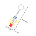 thumbnail image 2 of unbranded 4Ud Llavero Colgante Multicolor Charm Para De Llaves Y Bolsos, 2 of 8