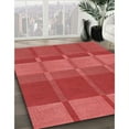 thumbnail image 3 of Ahgly Company Machine Washable Indoor Round Transitional Red Area Rugs, 7' Round, 3 of 7