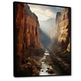 thumbnail image 2 of Designart "Canyon Photography Eternal Beauty I" Landscape & Nature Floater Framed Wall Decor, 2 of 7