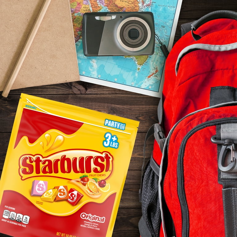 3 pack) Starburst Original Fruit Chewy Candy Party Size 50 Ounce