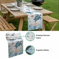 thumbnail image 5 of Blue Turtle Coastal Table Runner - 48 Inch Long, Kitchen Dining Table Runner Dresser Scarves, Octopus Summer Beach Coral Starfish Farmhouse Decor for Coffee Tables Wedding Party Banquet, 5 of 8