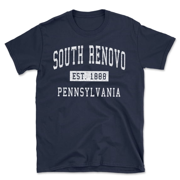 South Renovo Pennsylvania Classic Established Men's Cotton T-Shirt