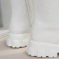 thumbnail image 3 of JUSLIO Boots for Women,Platform Boots Round Toe Lace Up Low Heels Fashion Casual Slip on Ankle Boots Womens Boots,, 3 of 9