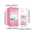 thumbnail image 3 of Gallickan Foaming Bathroom Cleaner Spray, 120ml Deep Cleaning Foam for Toilet Bathtub Sink Tile, Stain and Odor Remover, Multi-Surface Household Cleaner, 3 of 7