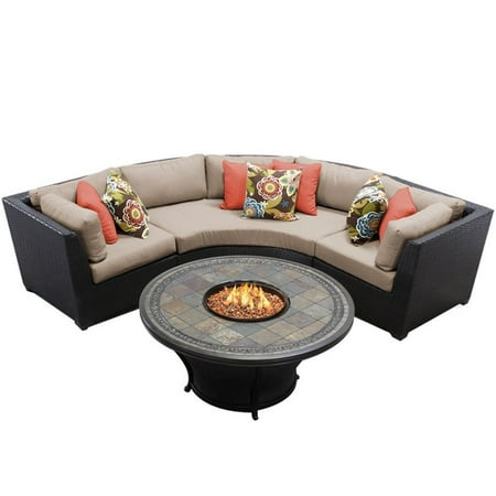 sectional tkc wicker barbados pit patio piece fire dialog displays option button additional opens zoom
